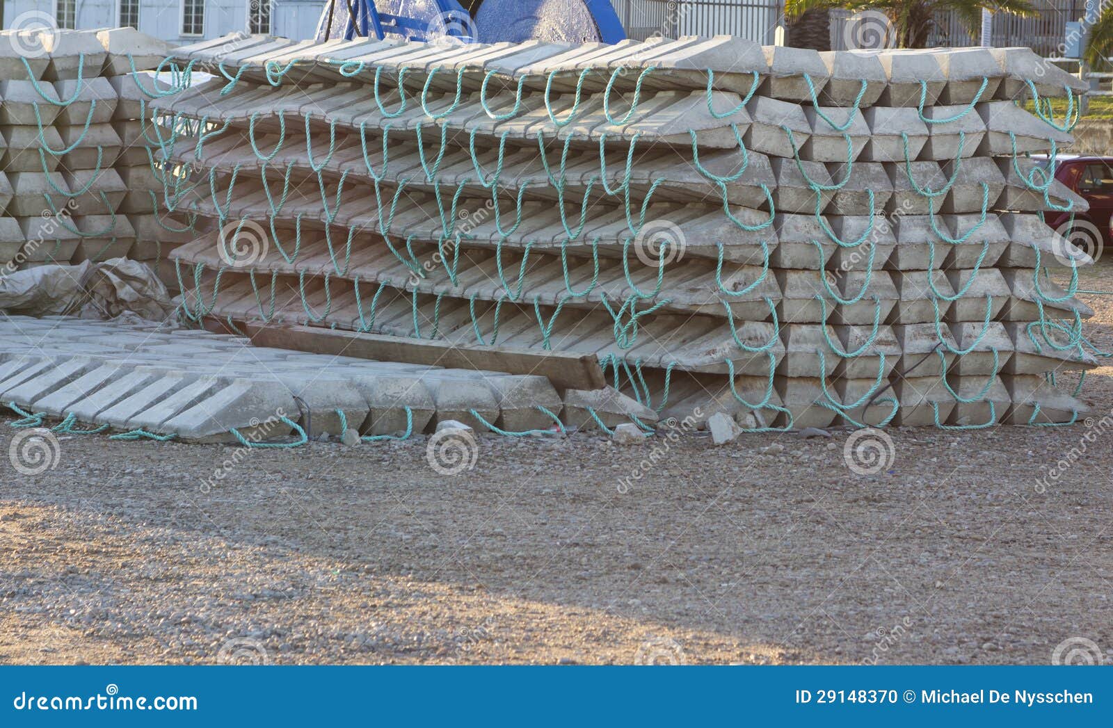 Concrete Blocks Or Mattress For Subsea Support Stock Photo Image 29148370