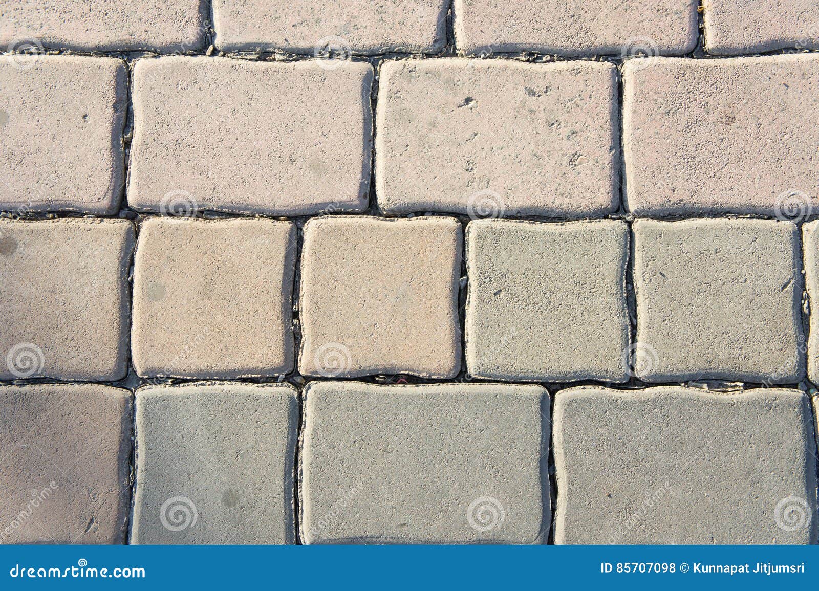 Concrete Blocks, Road Blocks, Ground Floor. Stock Photo Image of