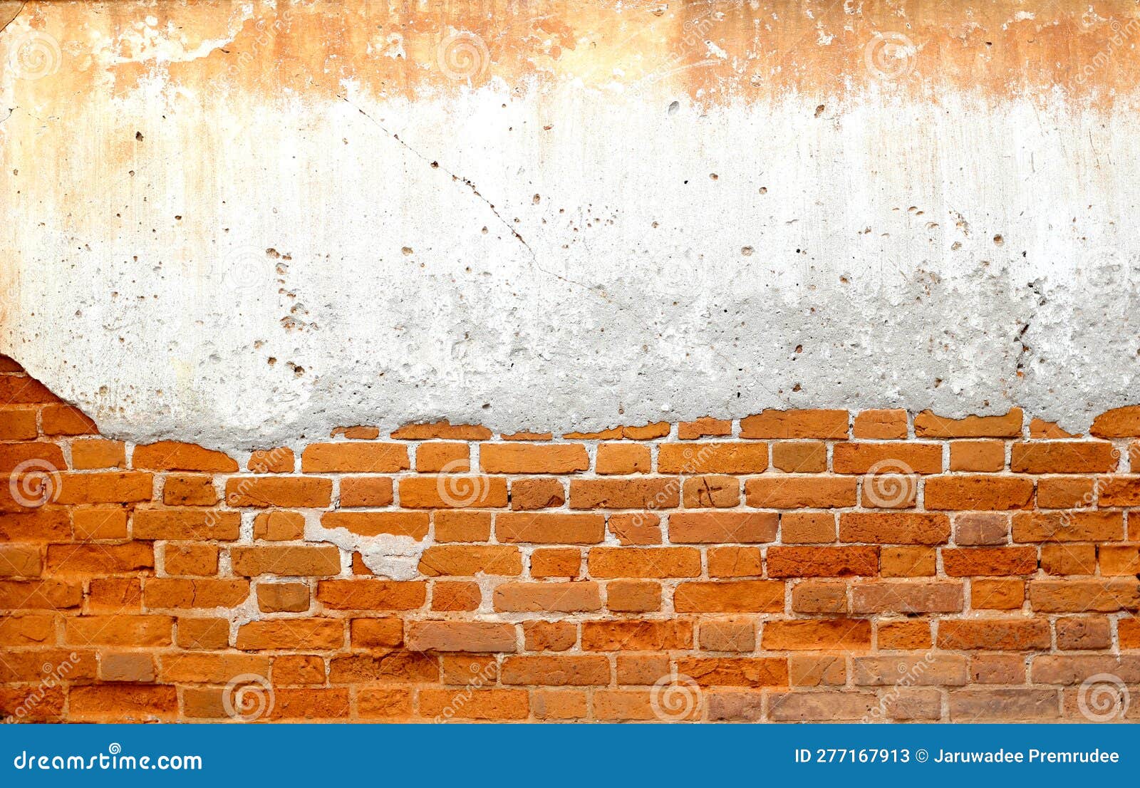 Concrete and Brick Wall Background Stock Image Image of back, brick