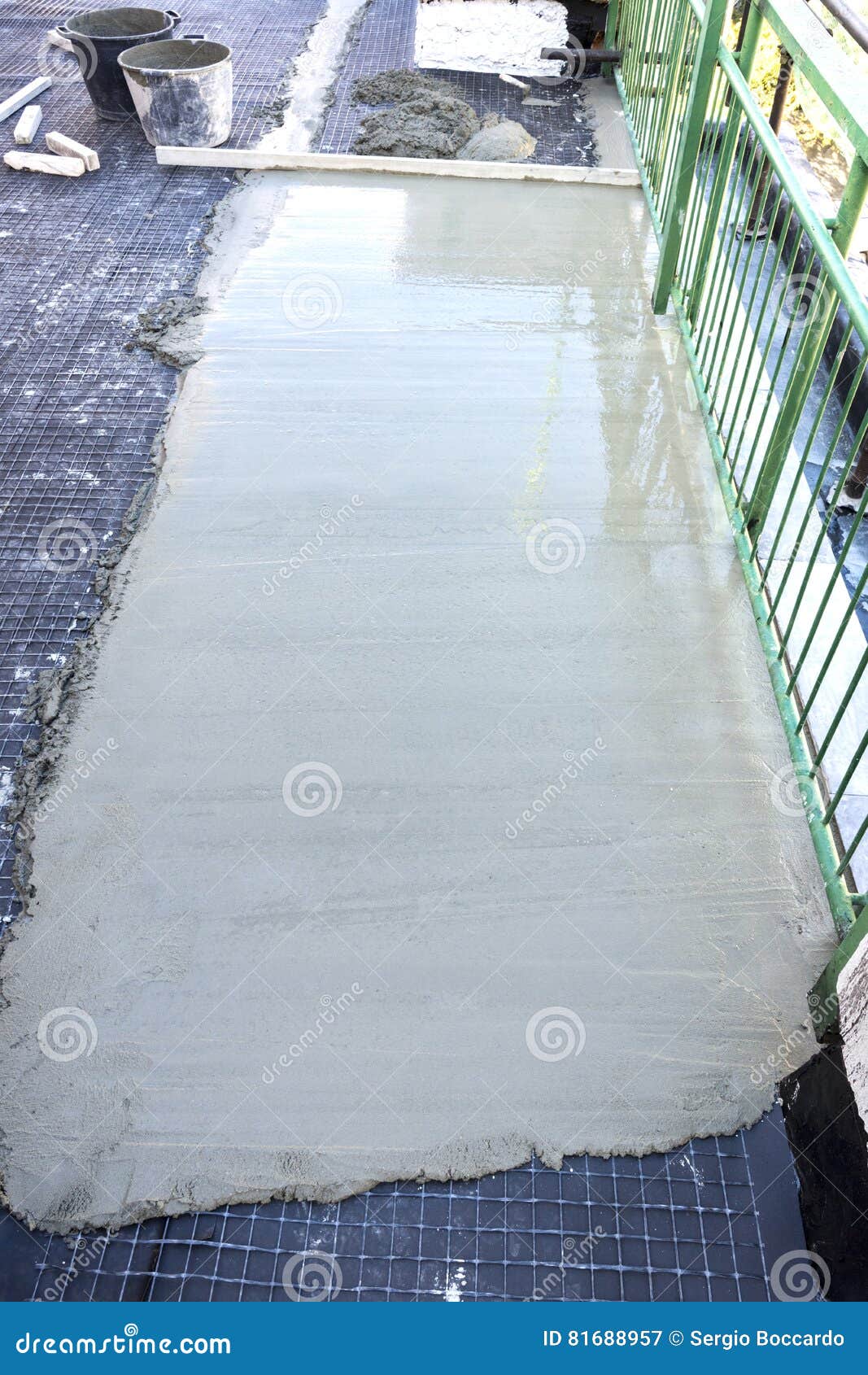 Concrete in a Construction Site Stock Image Image of concrete, construction 81688957