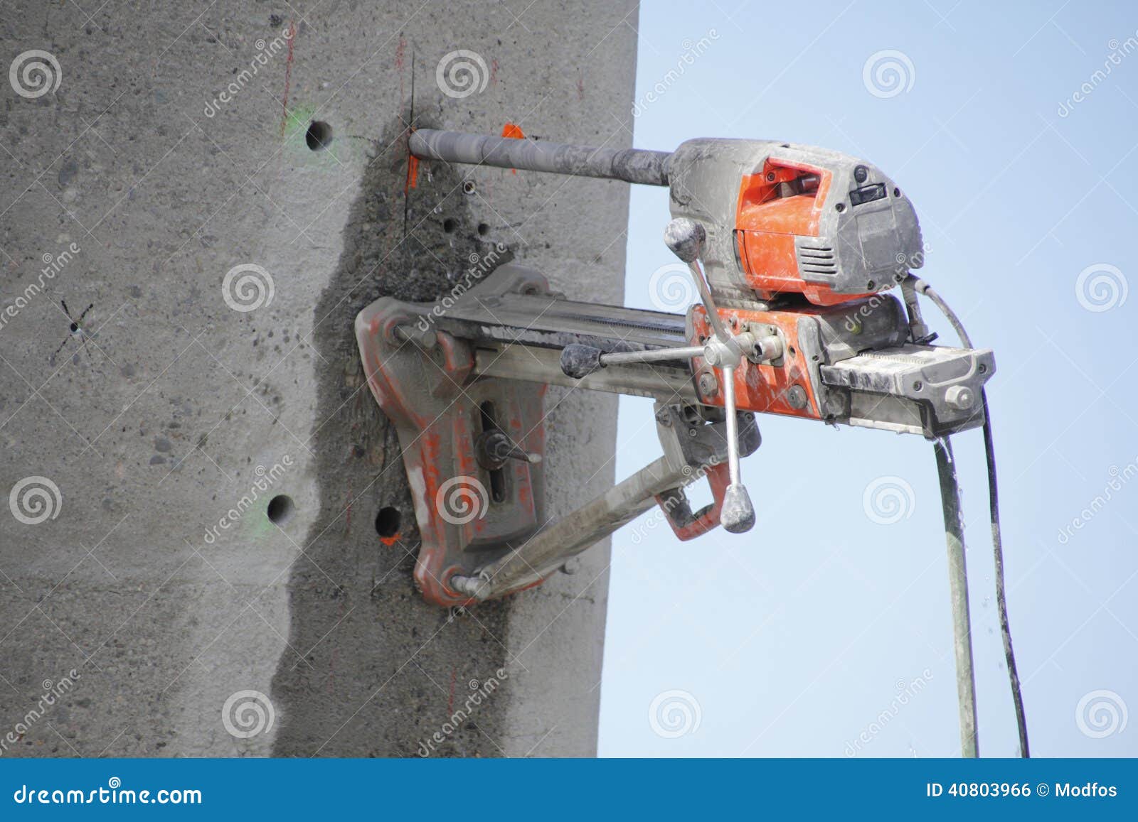 Concrete Drill stock photo. Image of drilling, large 40803966