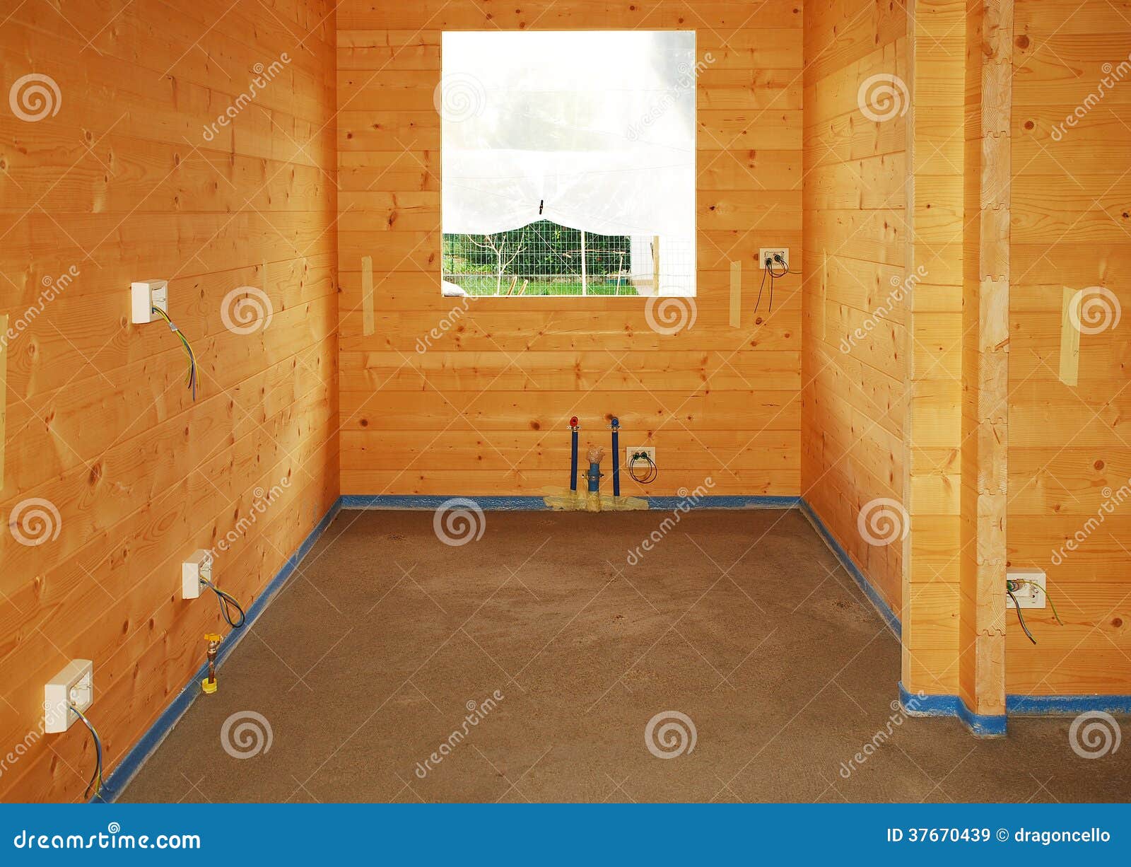 Concrete Floor in New Build Stock Image Image of unfinished, houses