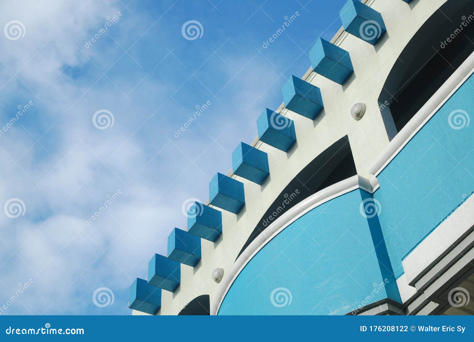Concrete House Facade in Quezon City, Philippines Editorial Photography