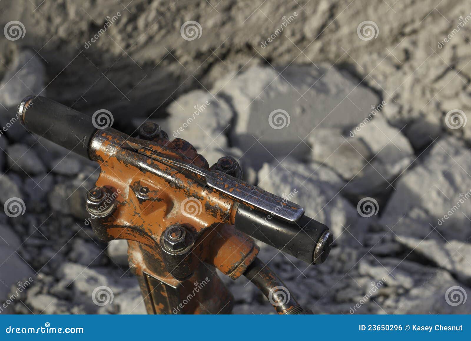 Concrete jack hammer stock photo. Image of tool, hammer 23650296