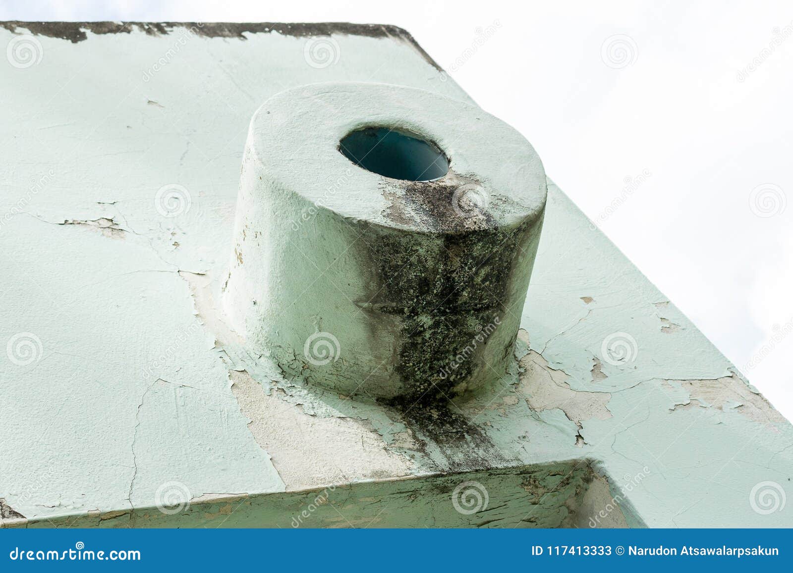 Concrete Pipe Water Dirty Erode Stock Image Image of retro, stone 117413333