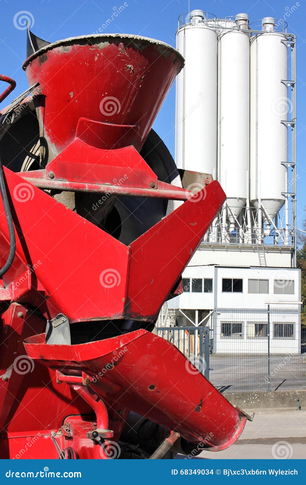 Concrete plant stock photo. Image of gravel, batcher 68349034