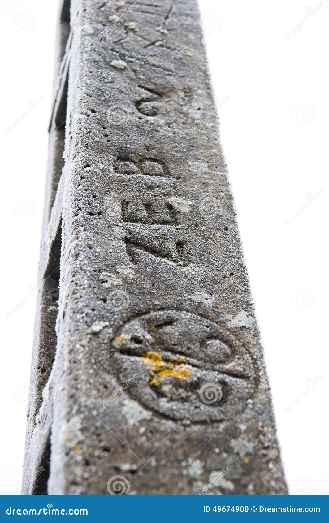 Concrete pylon stock photo. Image of pylon, industrial 49674900