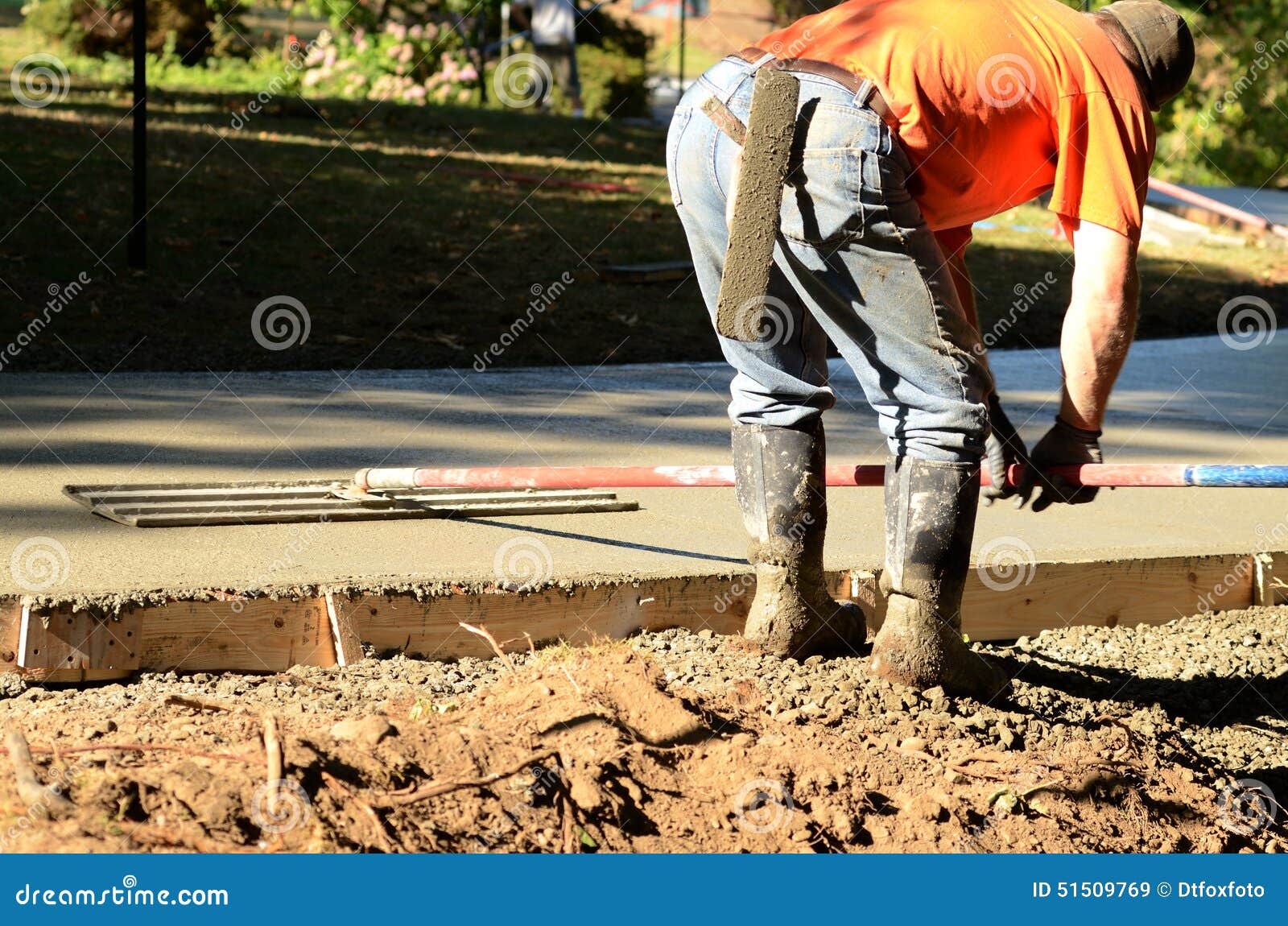 Concrete Sidewalk stock image. Image of finishing, building 51509769