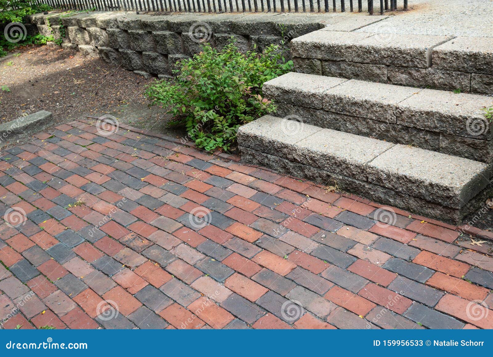 Stairs On A Brick Wall RoyaltyFree Stock Photography CartoonDealer