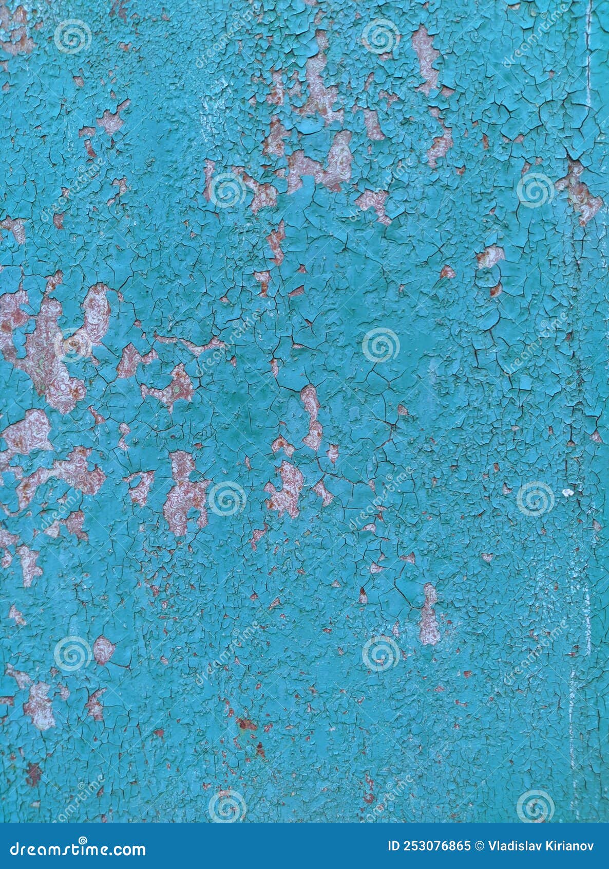 Concrete Wall with Blue Cracked Paint Stock Image Image of azure