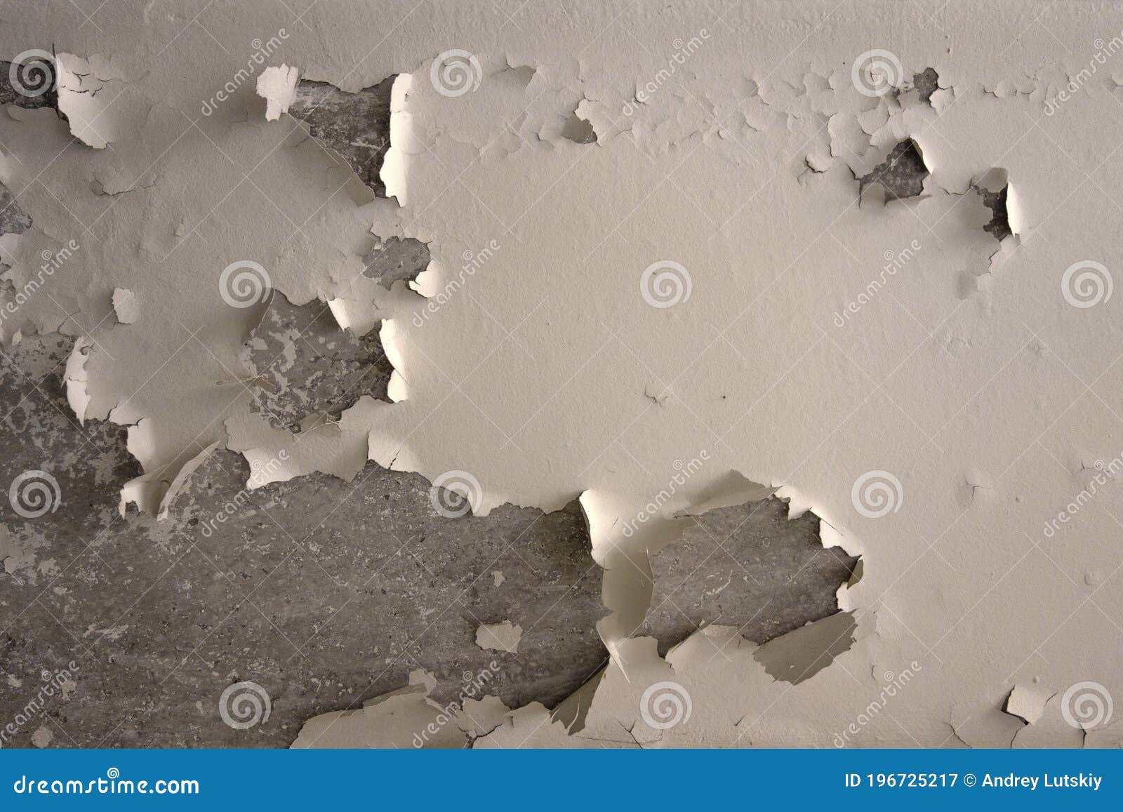 Concrete Wall Texture with Peeling White Paint Stock Image Image of defect, cement 196725217