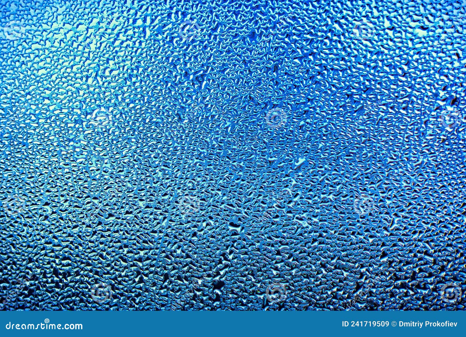 Condensation on the Clear Glass Window. High Humidity. Water Drops ...