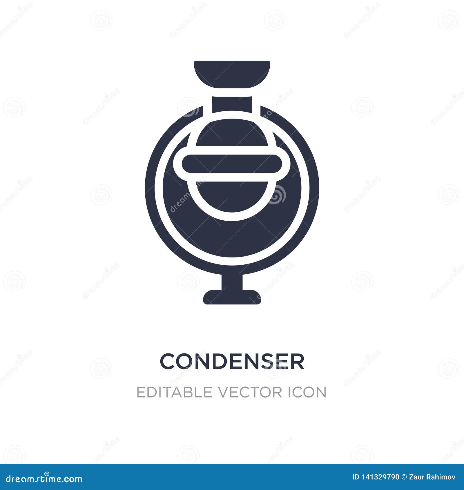 Condenser Icon on White Background. Simple Element Illustration from