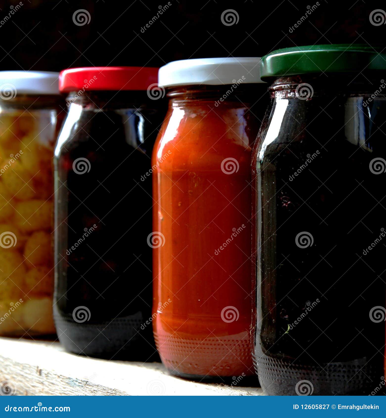 condiment & jelly jars