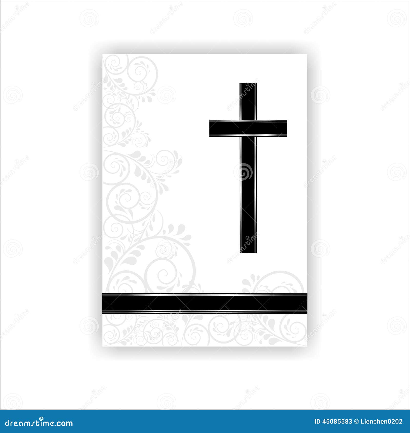 Condolence card stock illustration. Illustration of compassion - 45085583