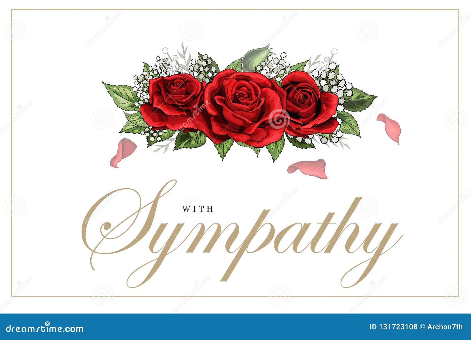 Condolences sympathy card floral frangipani Vector Image