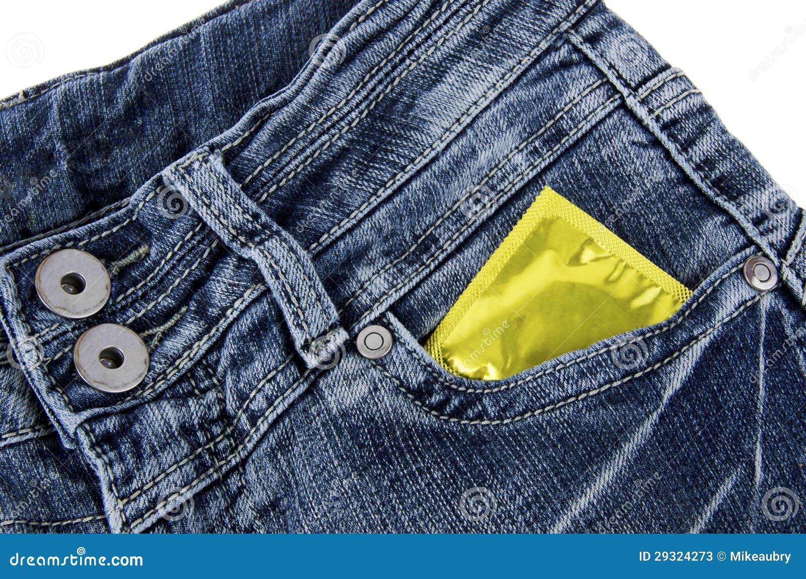 Condom in a jeans pocket stock image. Image of blue, lifestyle 29324273