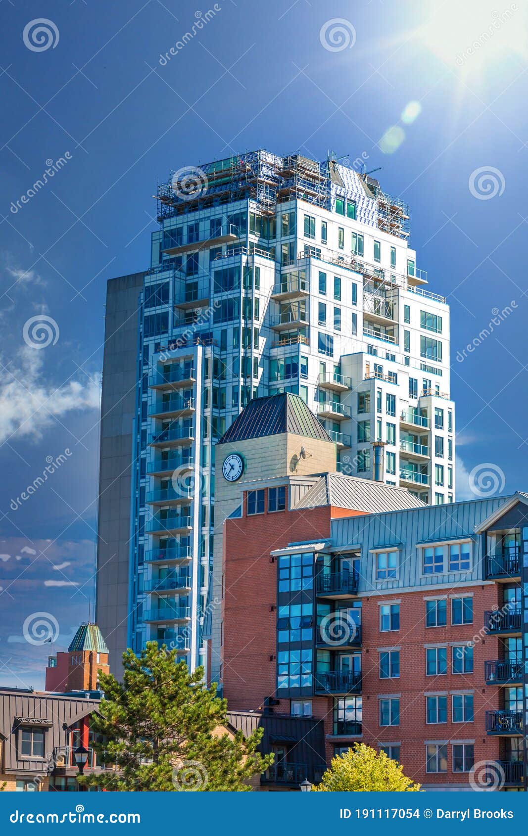 Condos in Halifax Under Sun Stock Photo Image of apartment, tower 191117054