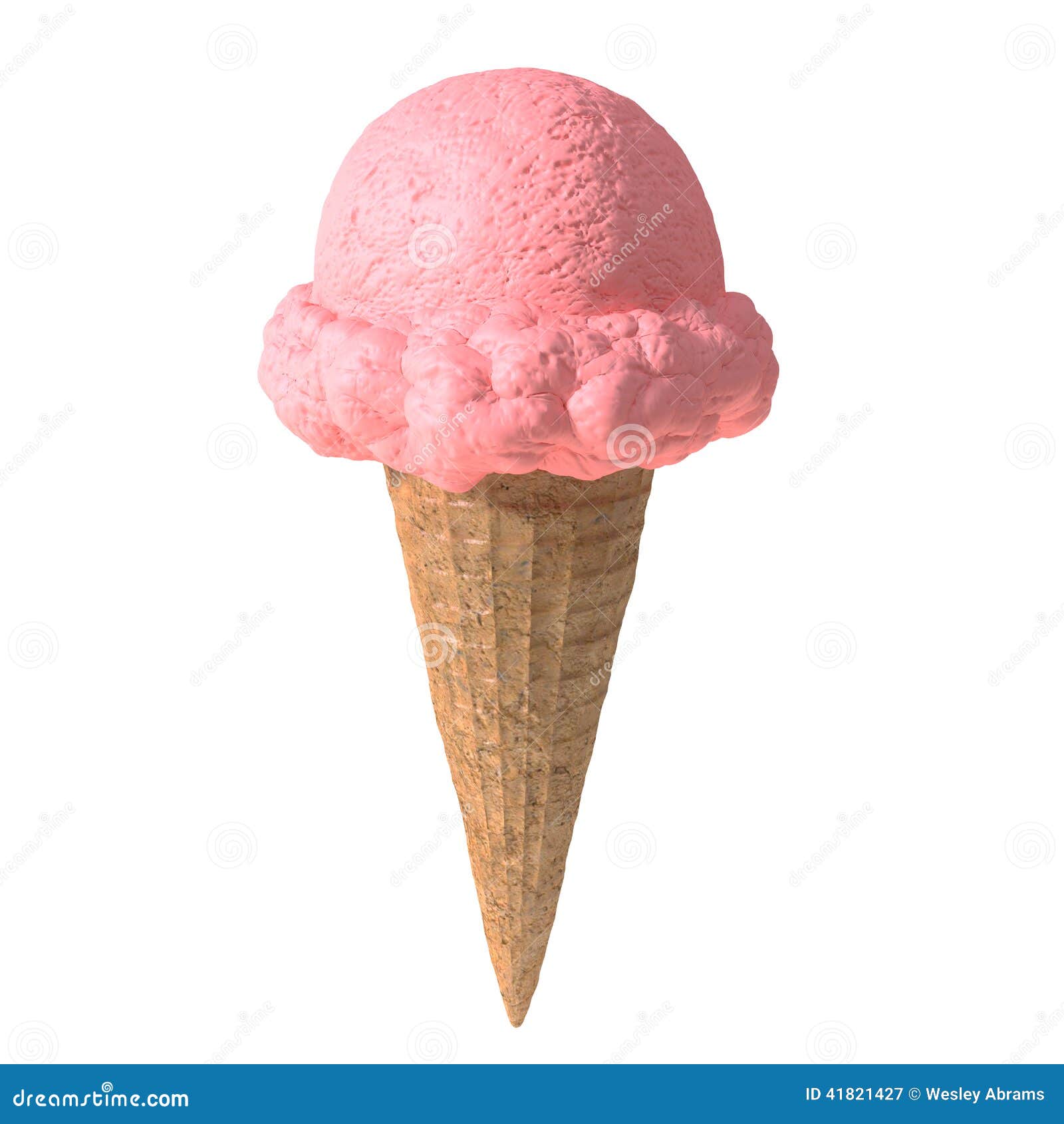 Cone de gelado ilustração stock. Ilustração de iogurte 41821427