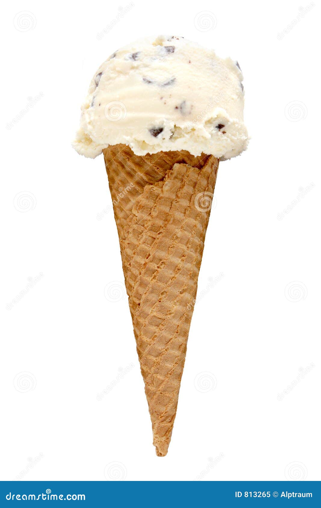 Cone de gelado imagem de stock. Imagem de calorias, sobre 813265