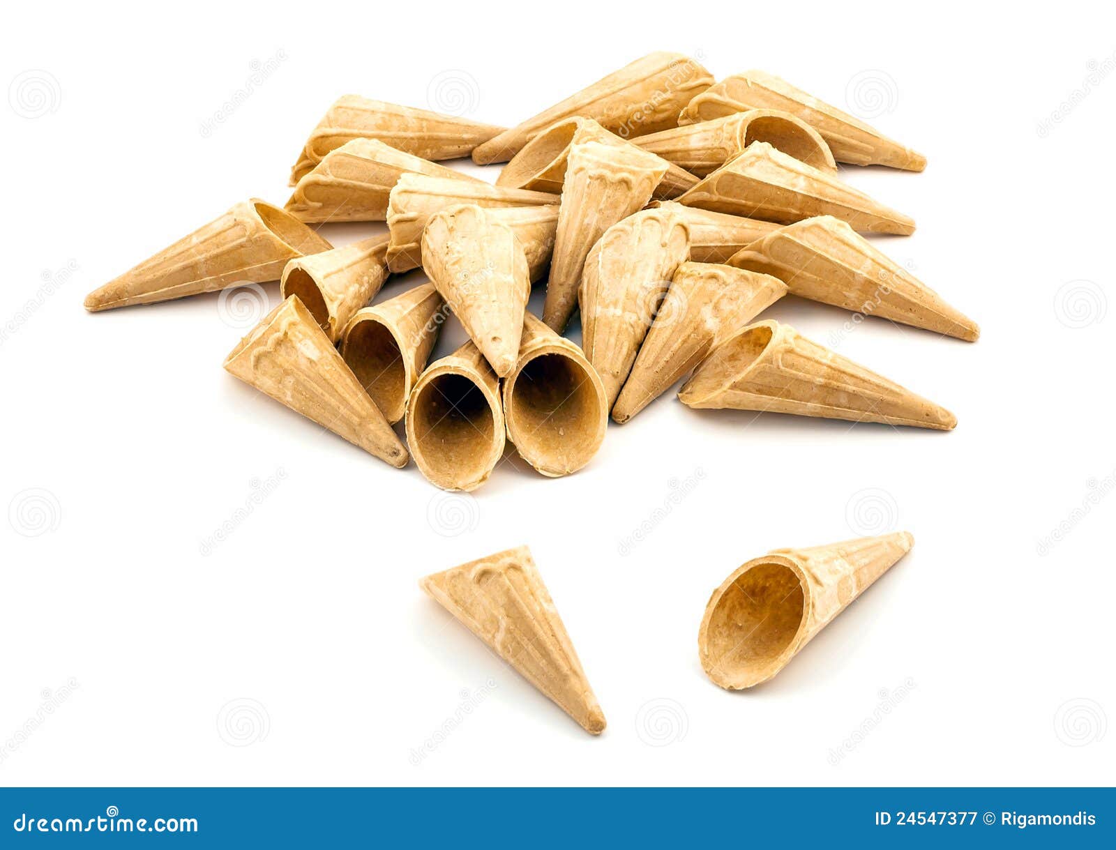 Cone De Gelado Pequeno Da Bolacha Imagem de Stock Imagem de pequeno