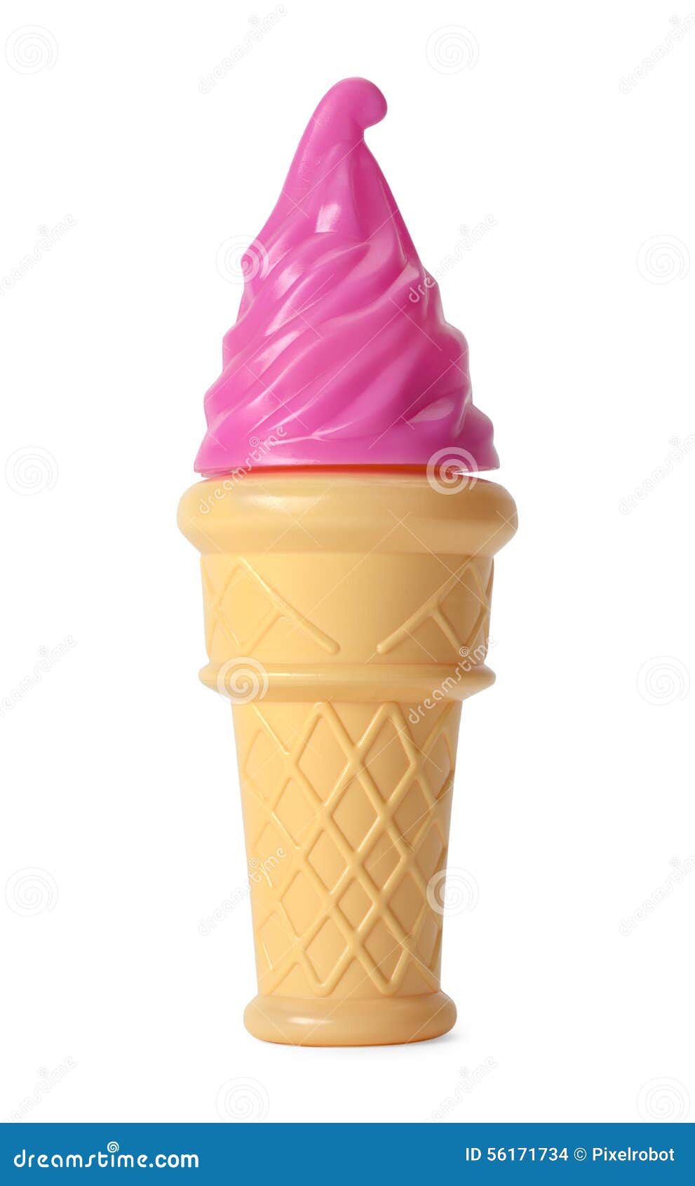 Cone de gelado plástico foto de stock. Imagem de povos 56171734