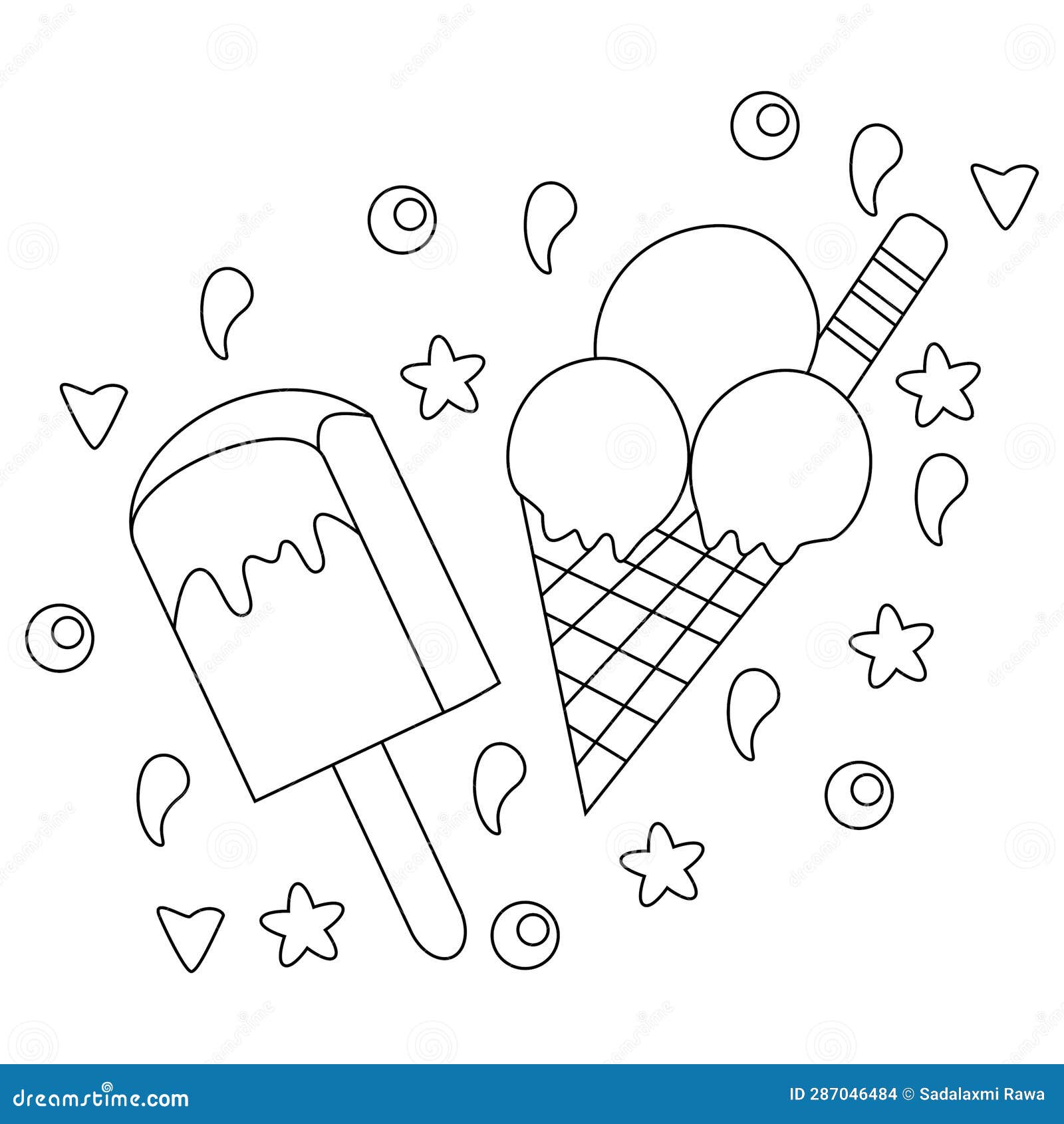 Sweet Ice Cream Dream Shopkin Coloring Pages - Ice Cream Coloring Pages -  Coloring Pages for Kids and Adults