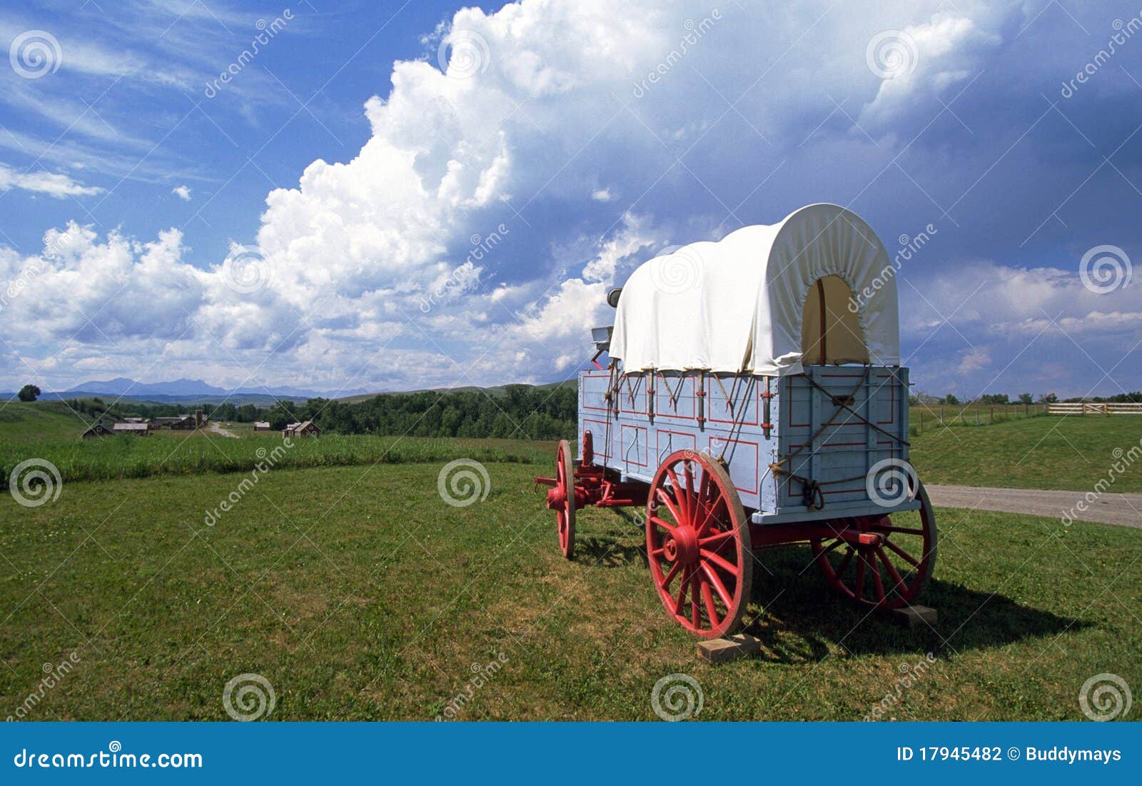 Conestoga Wagon Wheel Stock Photography 83625890
