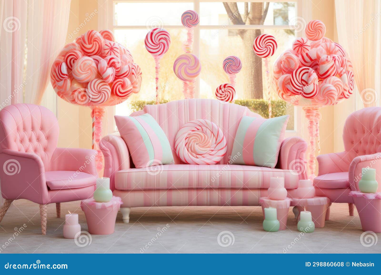 Confectionery Cozy Retreat Experience a Cozy Escape in Candycore Style