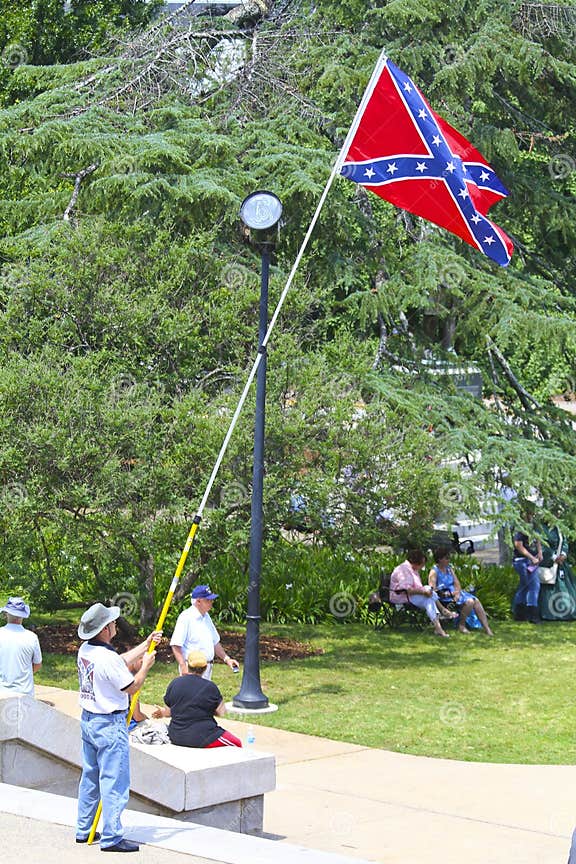 Confederate Memorial Day Participant, South Carolina Editorial Stock