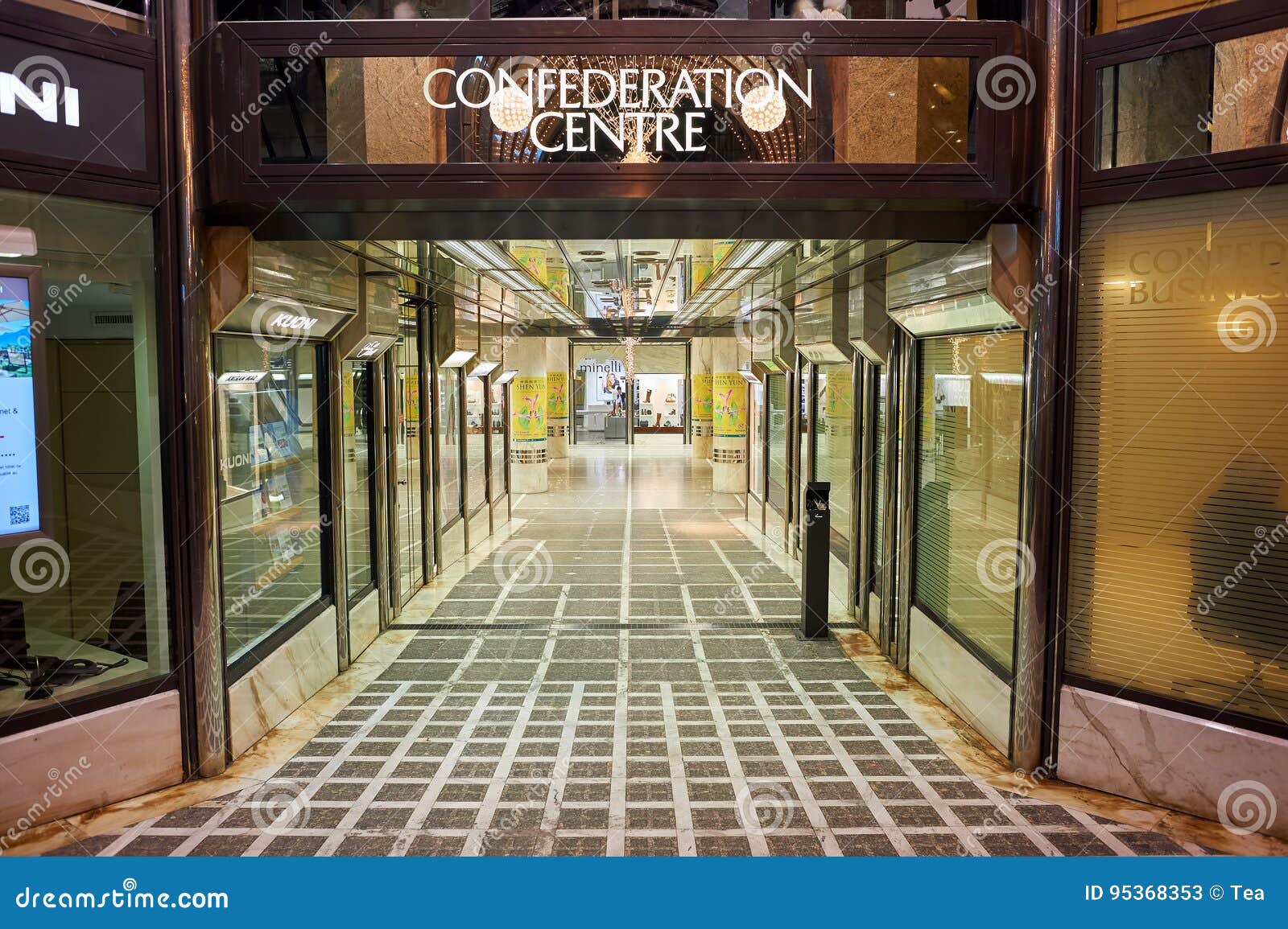 Confederation Centre Shopping Mall Editorial Stock Photo Image