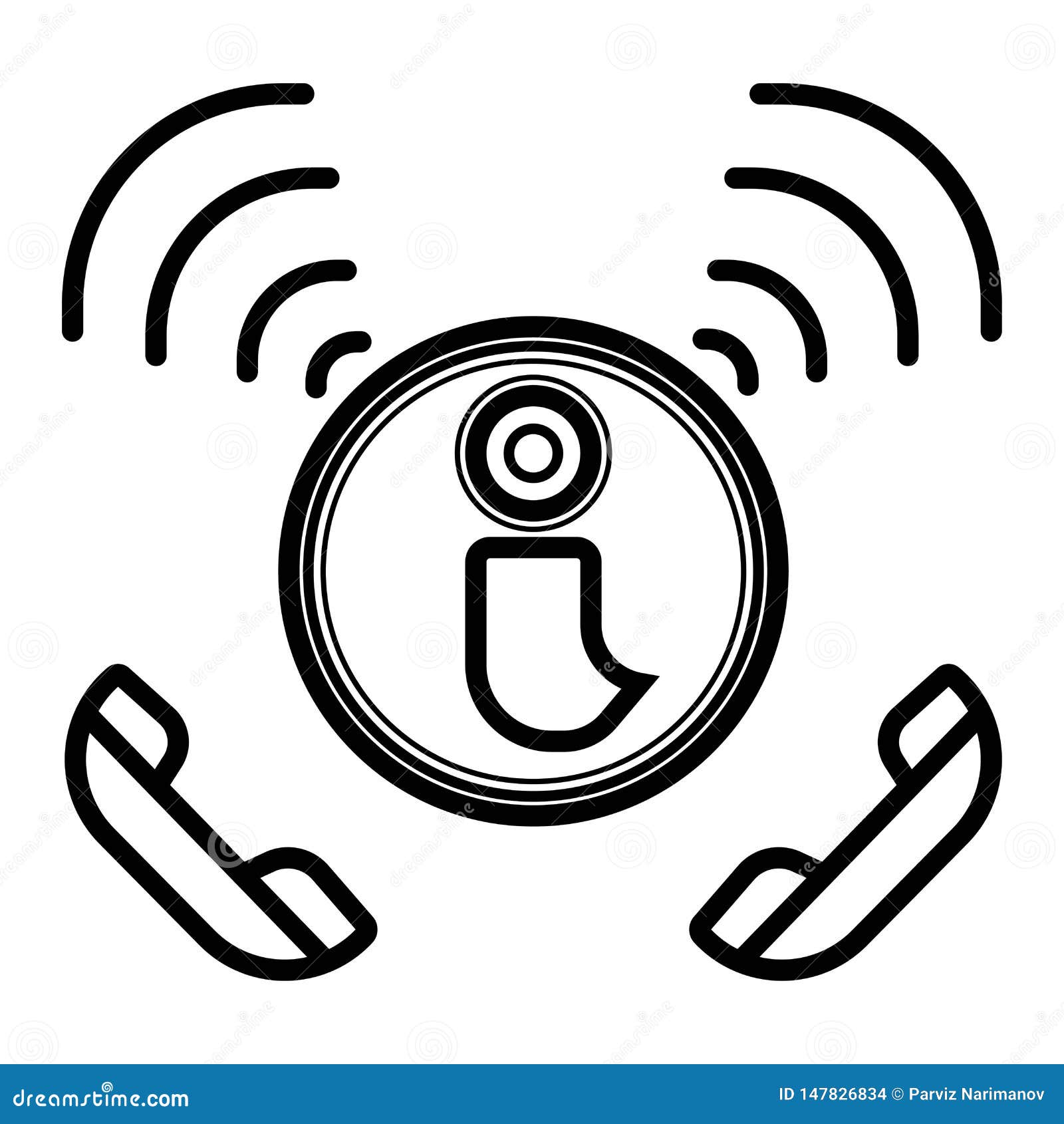 Conference Call Icon stock illustration. Illustration of symbol - 147826834
