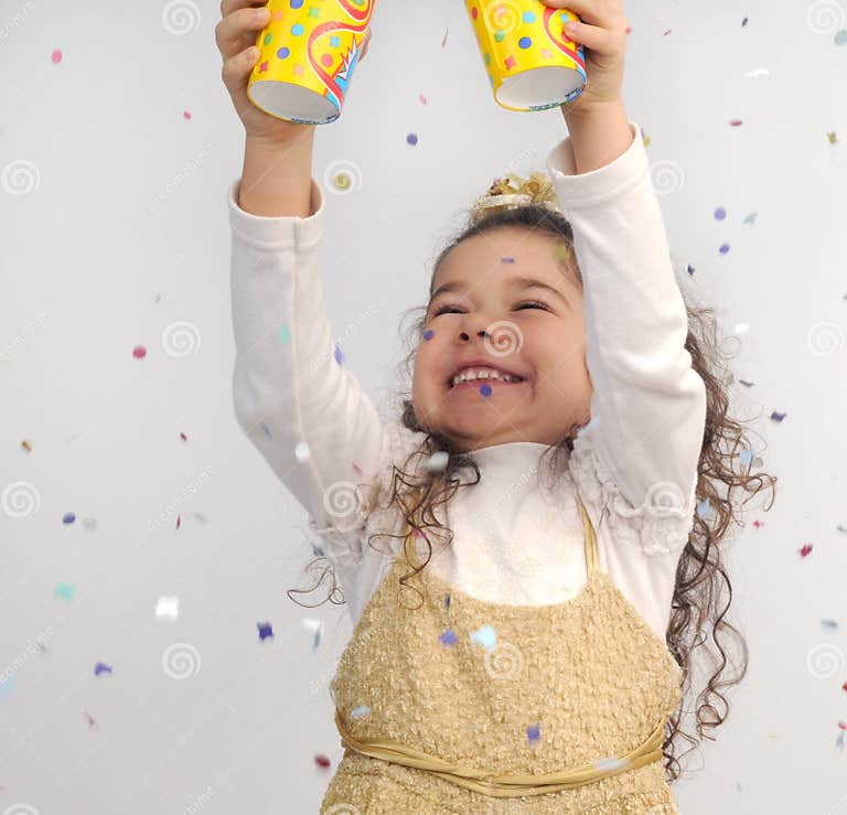Confetti!! stock image. Image of joke, dress, princess 8494295
