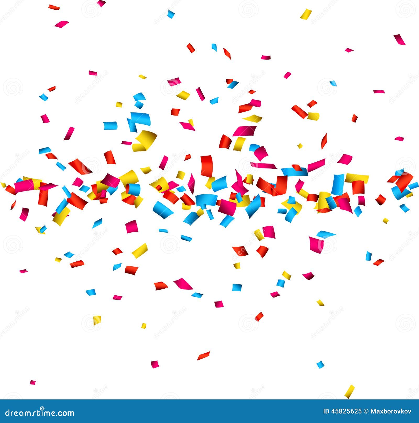 Confetti Celebration Background. Stock Vector - Illustration of celebration,  greeting: 45825625