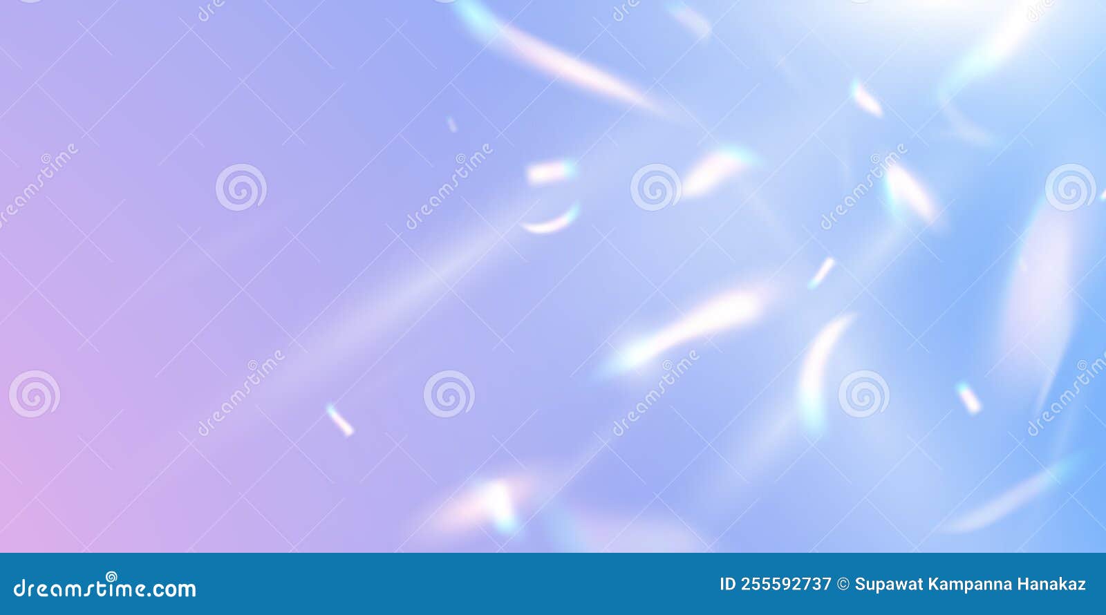Confetti Design with Rainbow Flare Effect Vector Illustration Stock