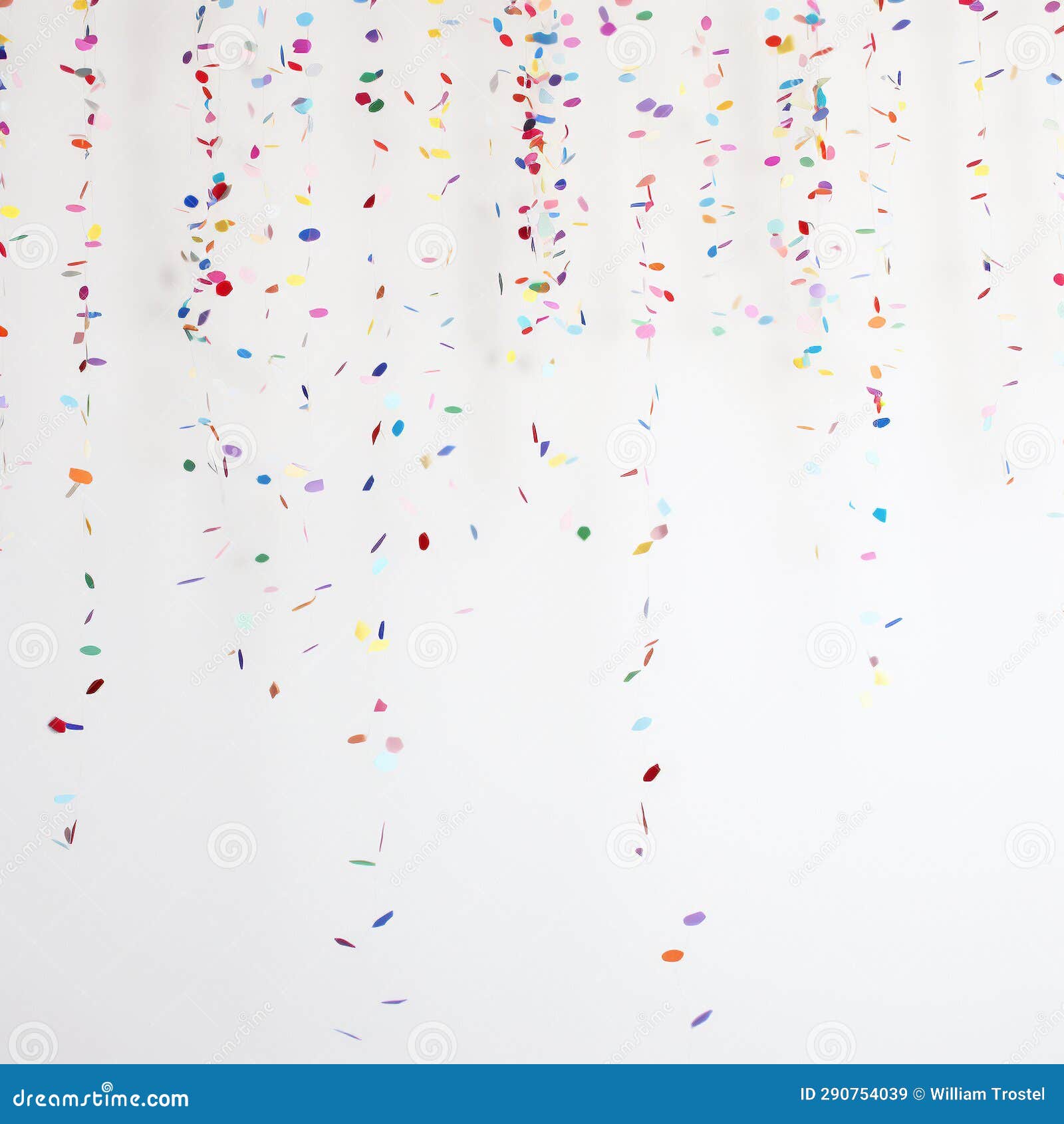 Confetti falling down stock illustration. Illustration of cute 290754039