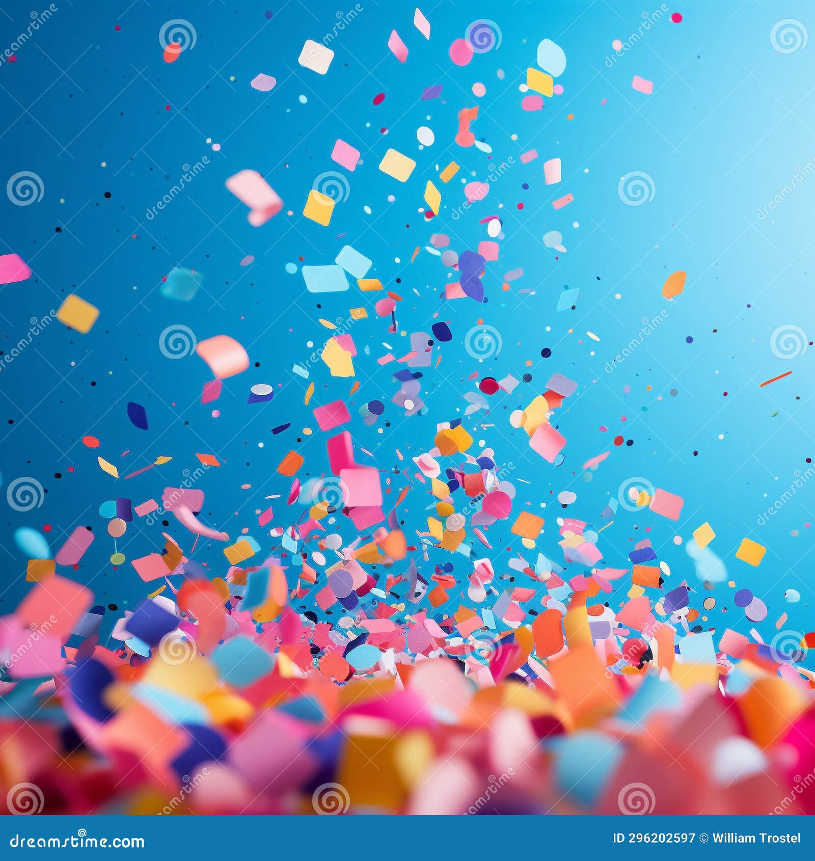 Confetti Graphic Art Background Stock Illustration Illustration of