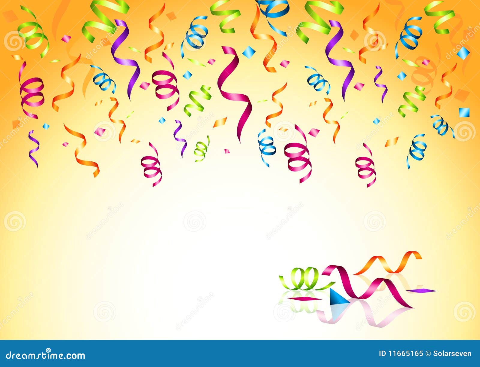 Confetti_orange stock vector. Illustration of shape, element 11665165