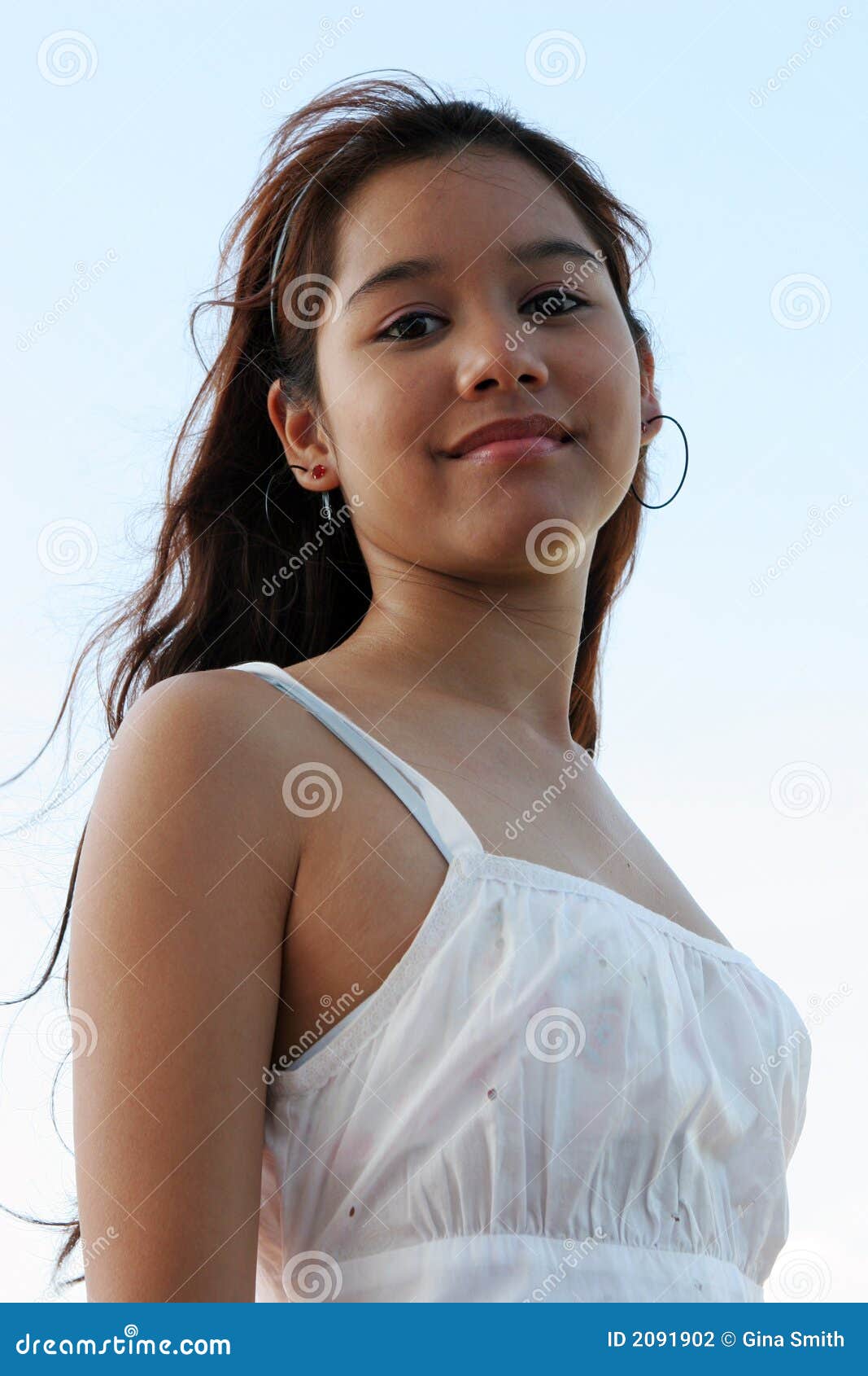 Confident Asian Teenager Stock Photo Image Of Child