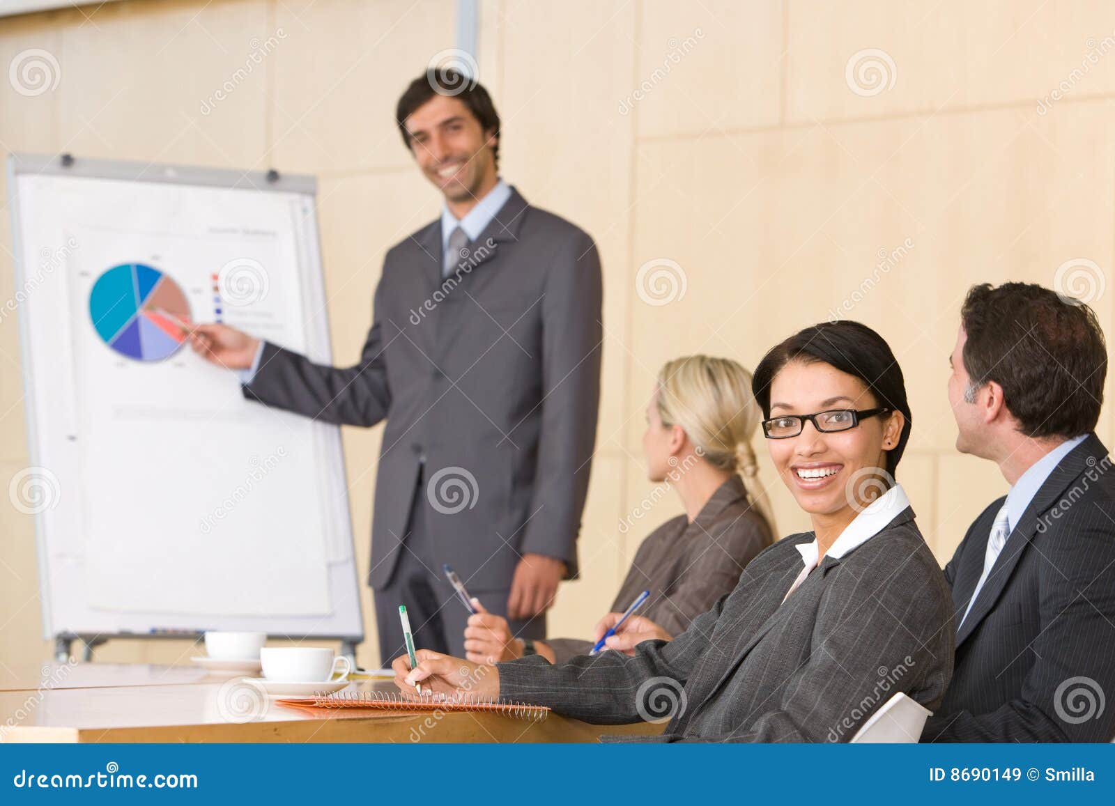 person who gives presentation is called
