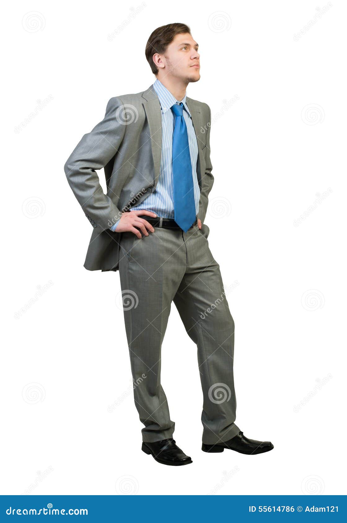 Confident businessman stock photo. Image of casual, isolated - 55614786