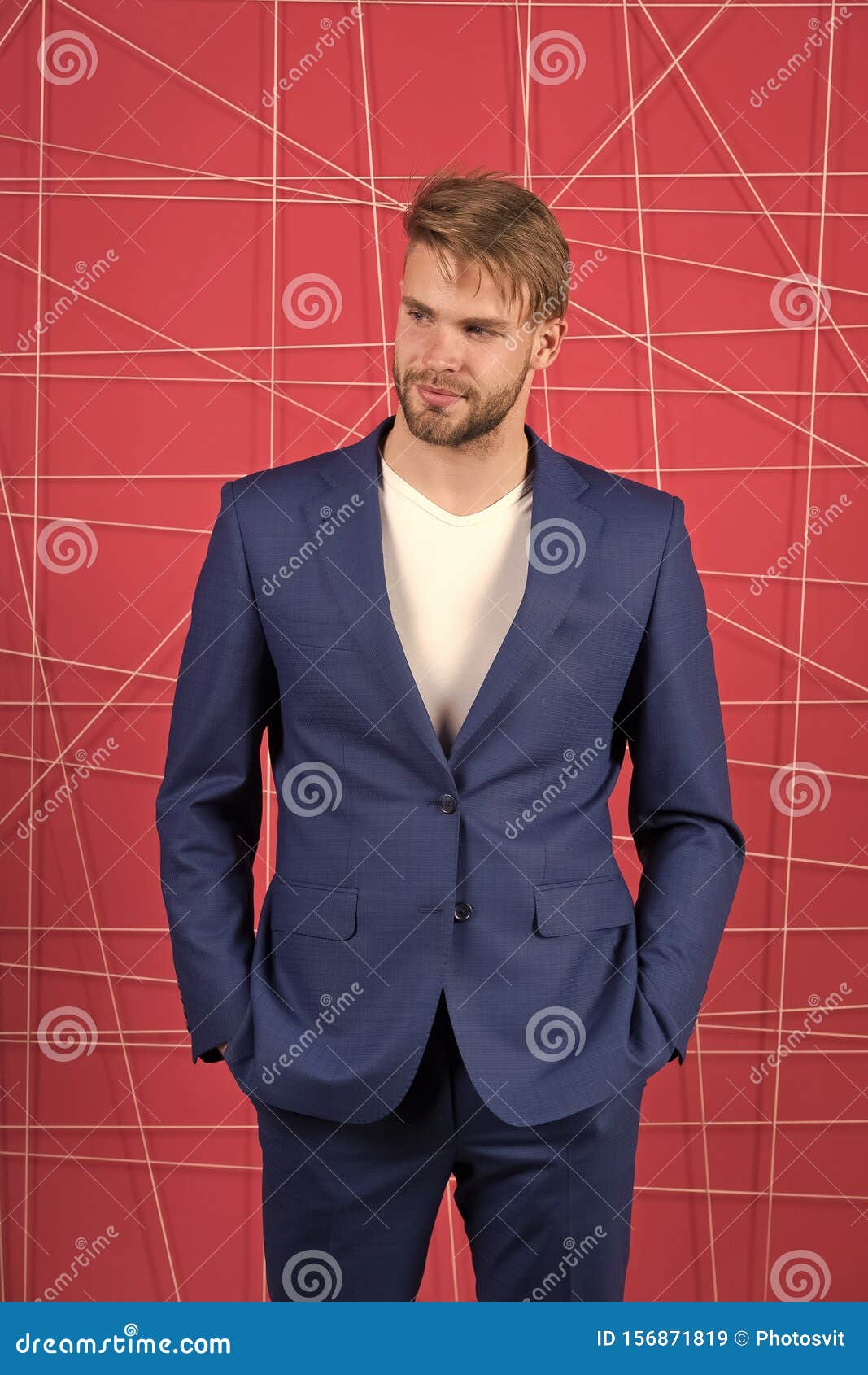 Confident Businessman in Suit. Business Fashion and Dress Code ...