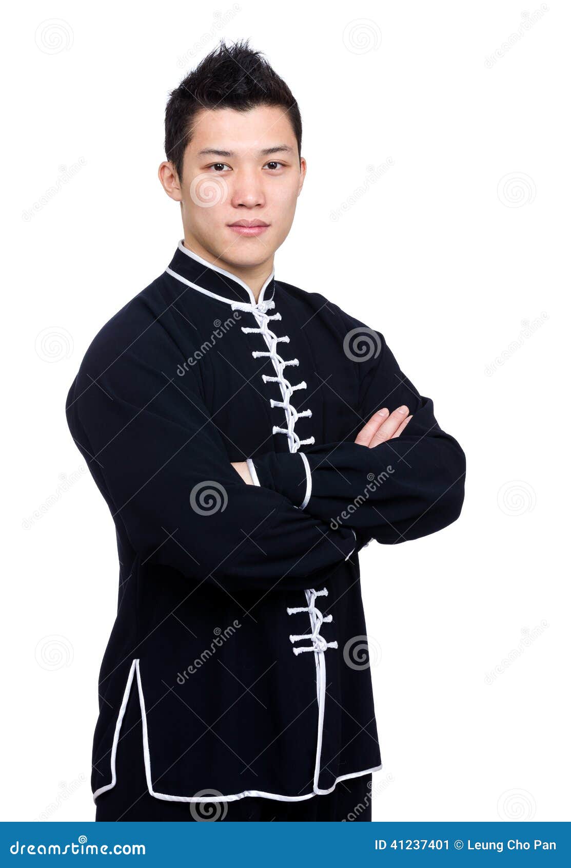 Confident Chinese Martial Art Master Stock Image Image of isolated