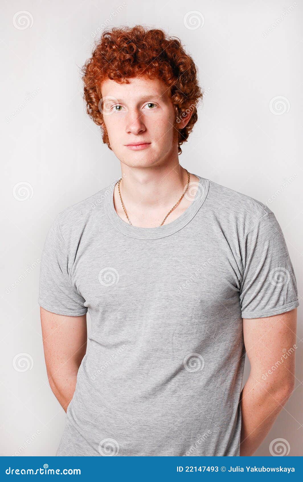 Confident Ginger Attractive Young Man Stock Image Image of greyscale