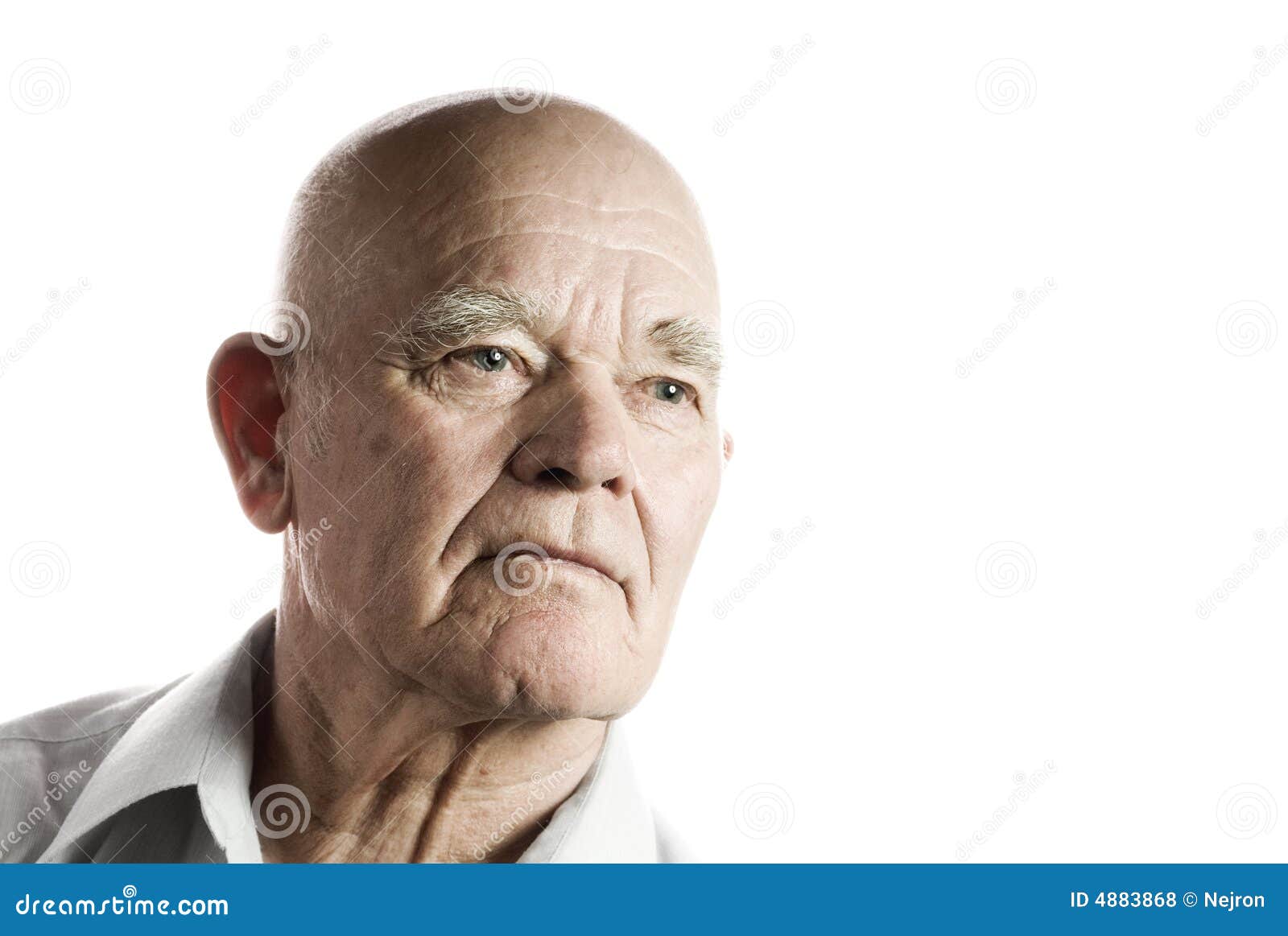 Confident Looking Elderly Man Stock Photo - Image of hope, human: 4883868