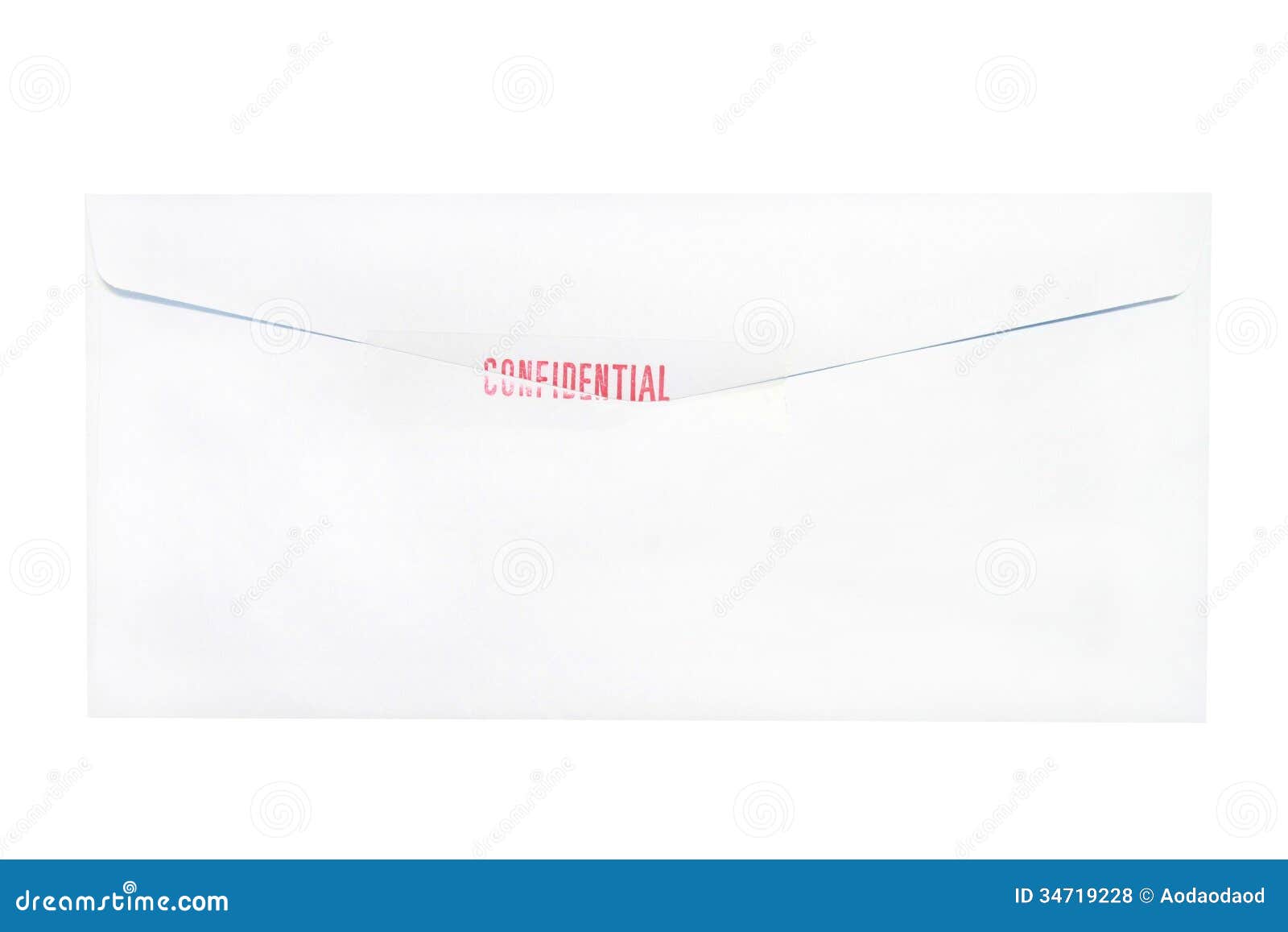 Confidential Envelope Letter Stock Photo Image of overview, color