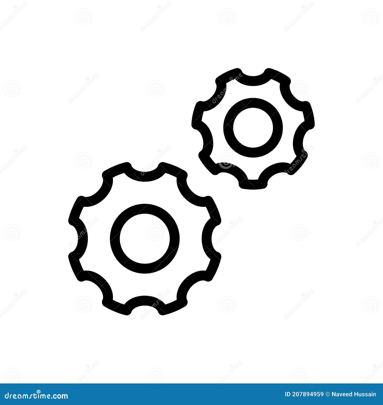 config  thin line icon