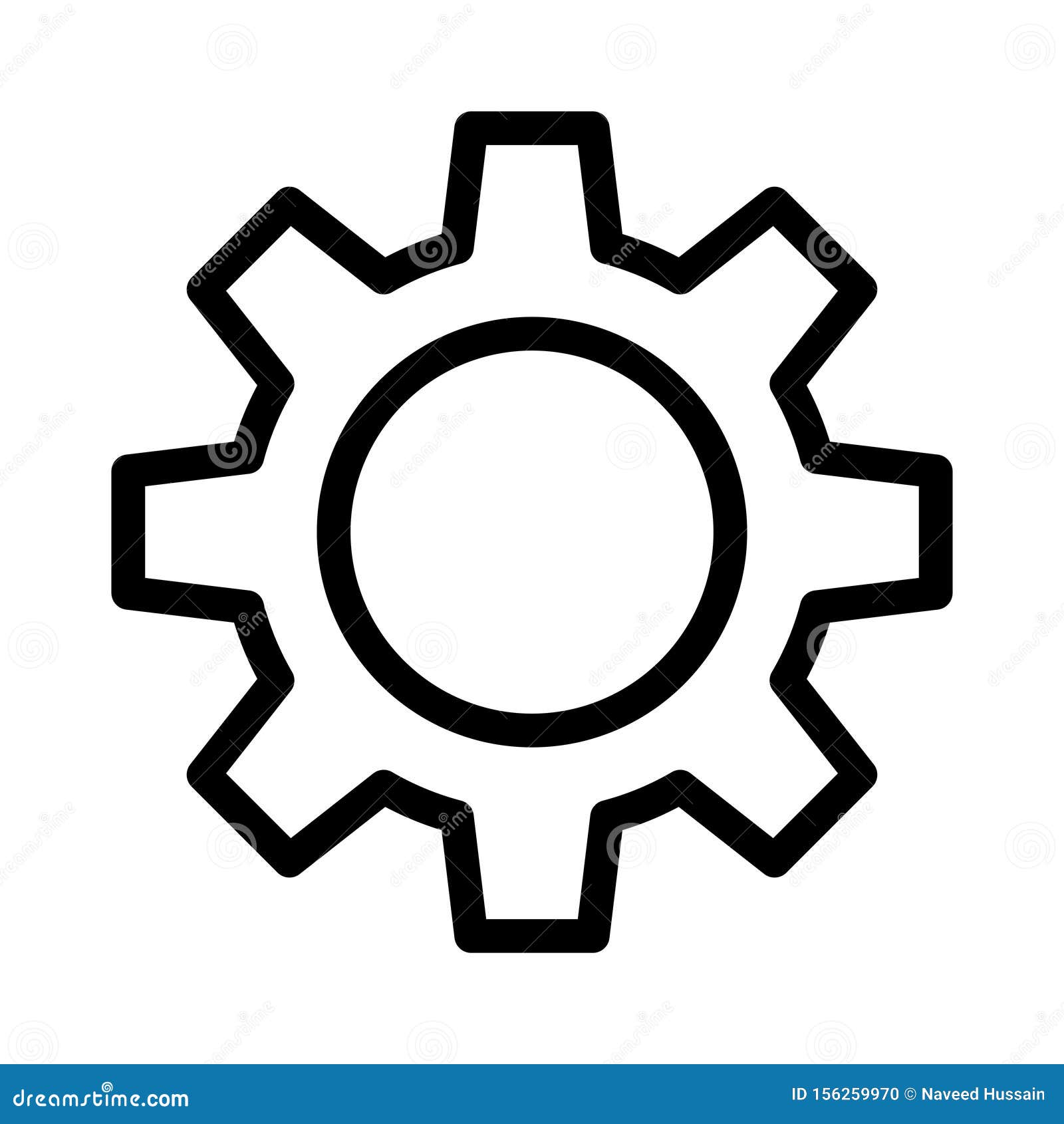 configure thin line   icon