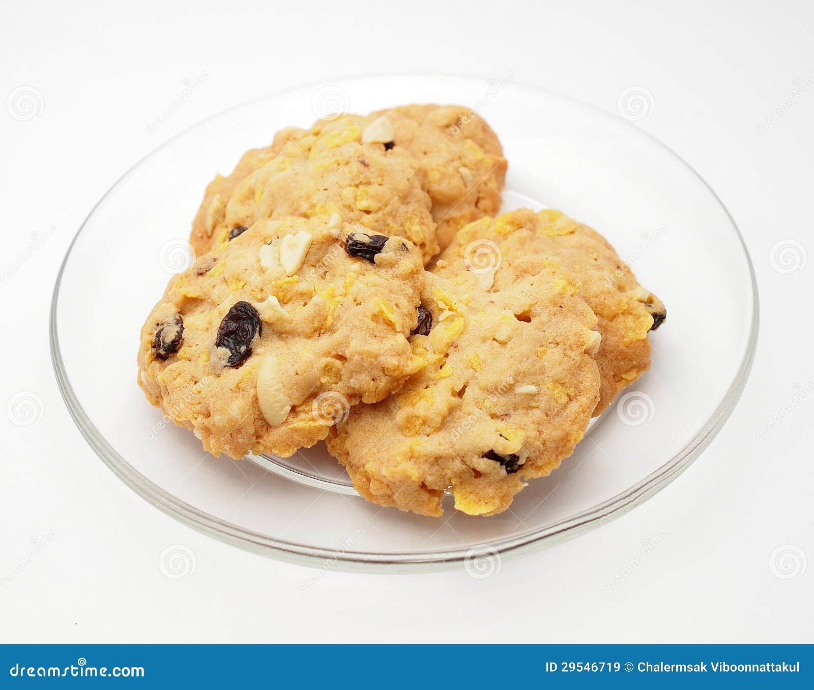 Conflex Et Biscuits De Raisin Sec Image stock Image du raisin