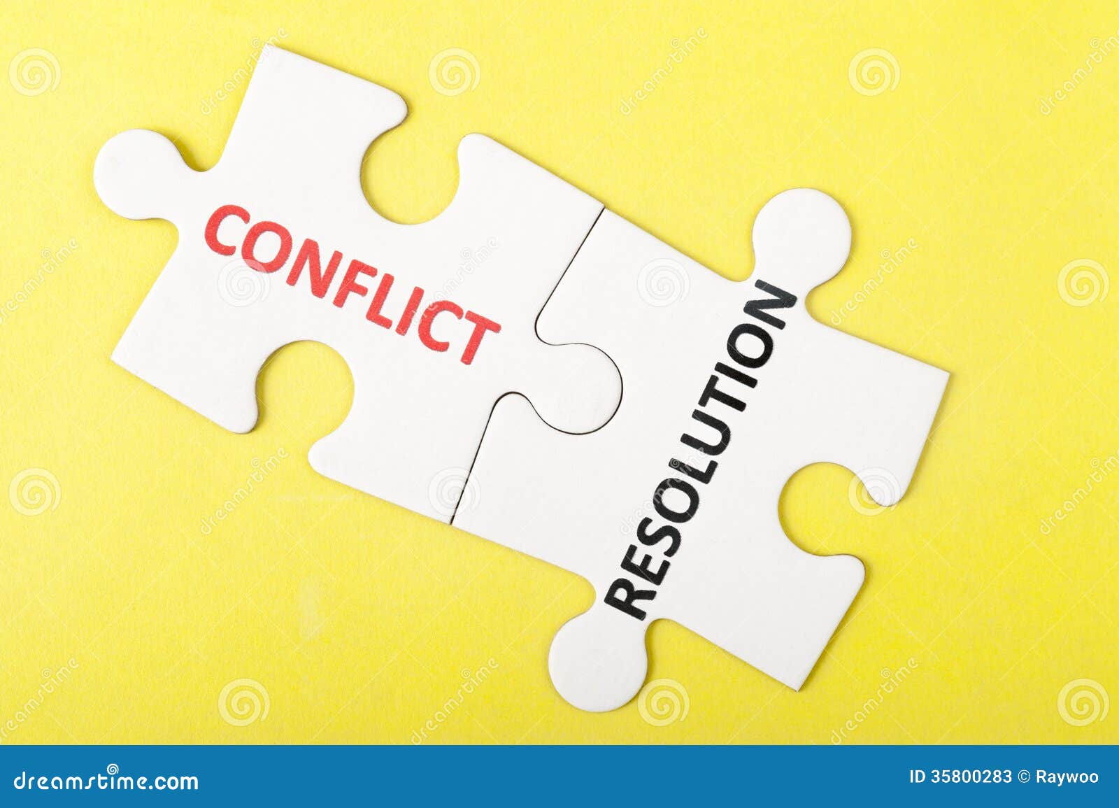 Conflict Resolution Signs RoyaltyFree Stock Photography